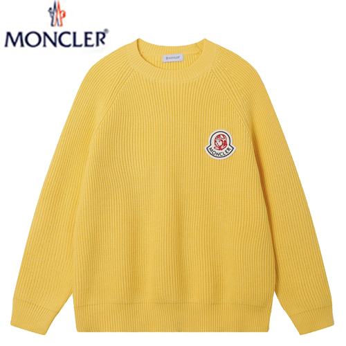 MONCLER-11277 몽클레어 옐로우 니트 코튼 스웨터 남여공용