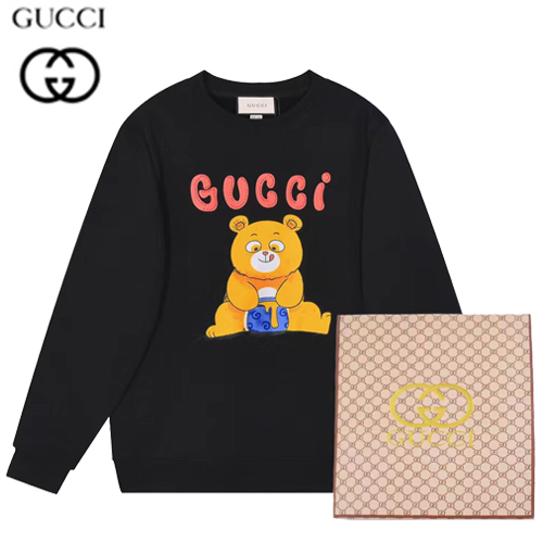 GUCCI-10177 구찌 블랙 프린트 장식 스웨트셔츠 남여공용