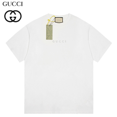 GUCCI-07247 구찌 화이트 코튼 티셔츠 남여공용