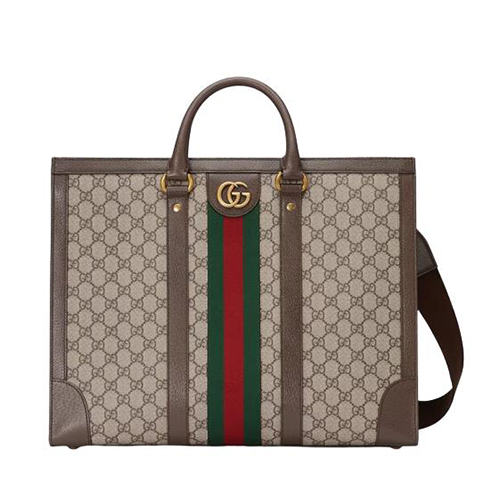 [스페셜오더]GUCCI-724665 8746 구찌 베이지/에보니 GG 수프림 오피디아 라지 토트백