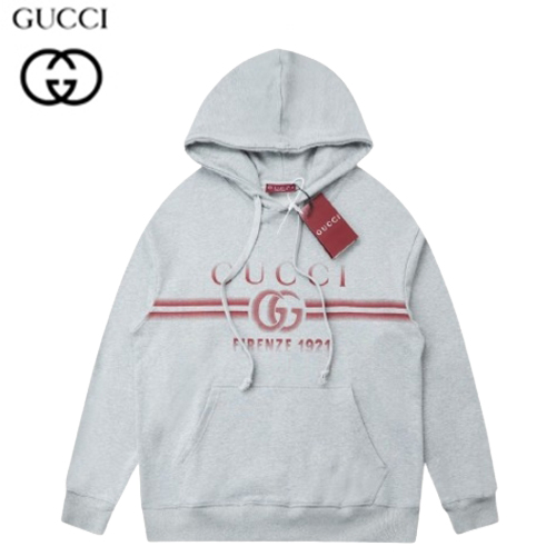 GUCCI-788771 1048 구찌 그레이 코튼 저지 후드 스웨트셔츠 남여공용