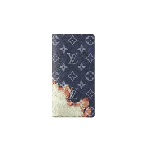 [스페셜오더]LOUIS VUITTON-M82826 루이비통 잉크 블루 모노그램 블리치 브라짜 월릿