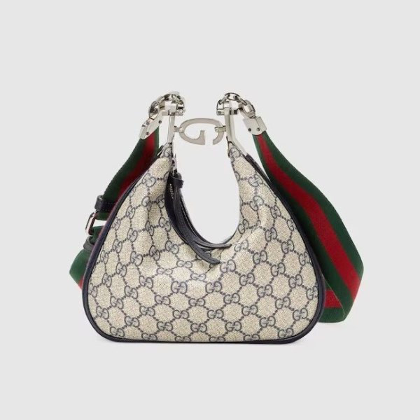 [스페셜오더]GUCCI-699409 구찌 베이지/블루 아따슈 스몰 숄더백 23cm