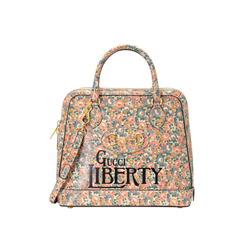 [스페셜오더]GUCCI-620850 5964 구찌 아이보리 가죽 구찌 1955 홀스빗 Liberty London 탑 핸들 백