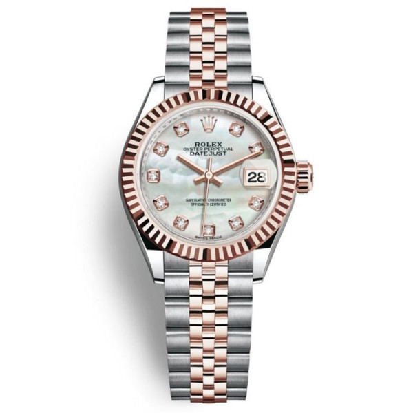 [스페셜오더][JBL]Rolex 레이디-데이트저스트 스위스 ETA2671 에버로즈골드 28mm 1:1 Best Edition - 279171-0013