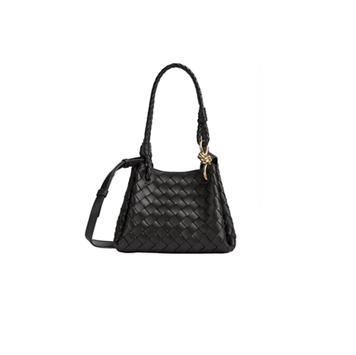 [스페셜오더]BOTTEGA VENETA-796569 보테가 베네타 블랙 스몰 파라슈트