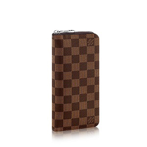 LOUIS VUITTON-N61207 루이비통 다미에 에벤 지피 월릿 세로형 